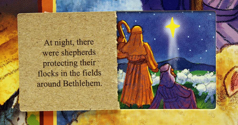 The Nativity Story Advent Calendar (Countdown to Christmas) with Bible Text Nativity Story by Vermont Christmas Company